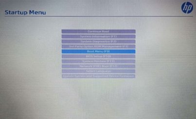 دکمه وارد شدن به محیط Setup و نصب ویندوز در دستگاه های HP