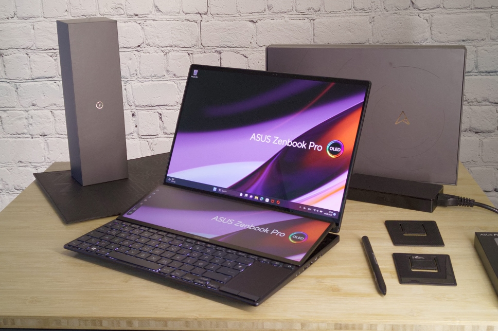 عملکرد باتری لپ تاپ Zenbook Pro 14 Duo ایسوس